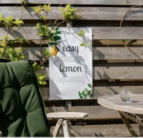 Tuinposter