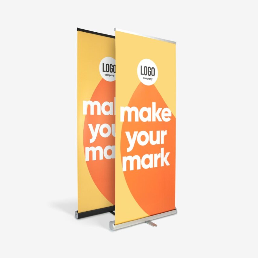 Premium roll-up banner Premium roll-up banner