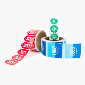Stickers op rol Stickers op rol