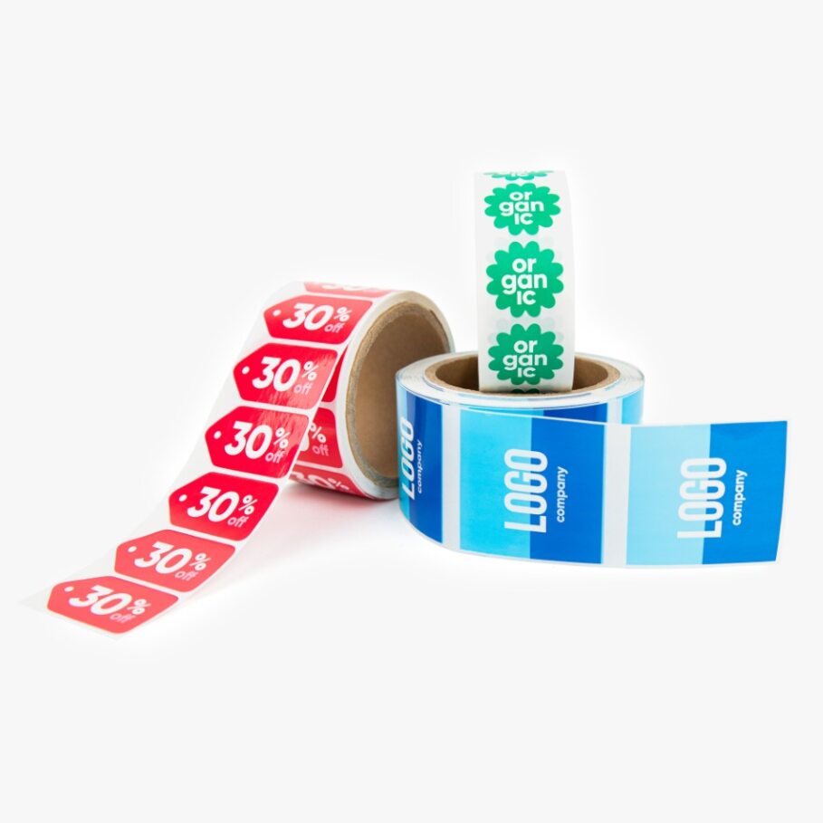 Stickers op rol Stickers op rol